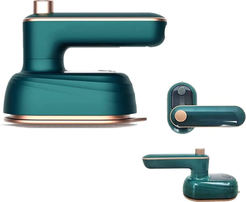 ويوبلز مكواة بخار صغيرة، مكواة منزلية محمولة سريعة التسخين، مكواة بخار يدوية جافة ورطبة، مكواة صغيرة الحجم للسفر، مكواة أقمشة صغيرة مزودة برذاذ، تدعم الكي الجاف والرطب - Image 1