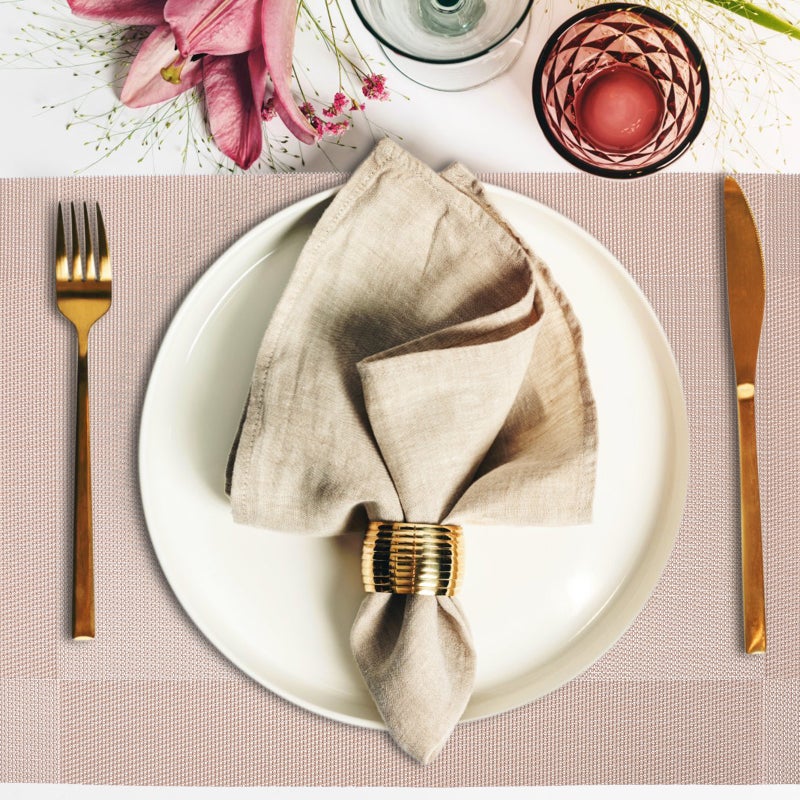 6pcs Placemats Kitchen Table Decor Placemats Sets Dining Table Decorations Centerpieces - Image 2