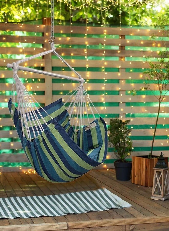 Lulladle Large Hammock Chair Hanging Rope Swing - Hammock Chair Bedrooms - Swing Chair Indoor - Hanging Chair Outdoor - Max Weight 500 Lbs - Image 5