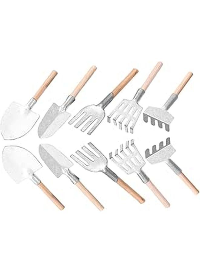 Realistic Miniature Garden Decor Set Durable Material Compact Lightweight Design - Image 1