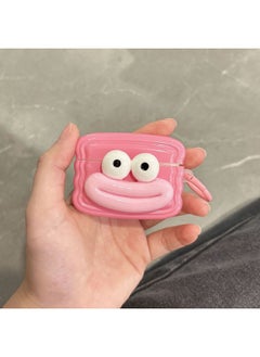 Three-dimensional Sausage Mouth For AirPods 4 Generation Protective Shell 1/2/3 Generation Wireless Bluetooth Earphone Set Pro2 Japan And South Korea-Color:Pink + Hook-Model:Airpods Pro2