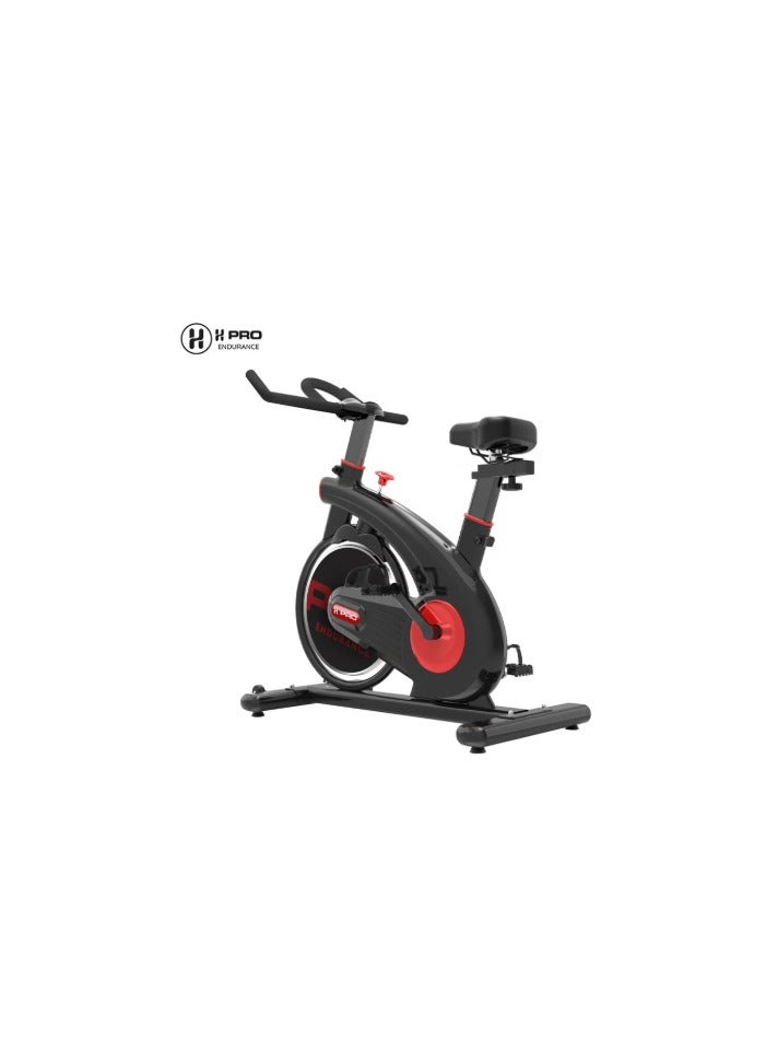 H PRO Pro Magnetic Resistance Indoor Cycling Bike, Belt Drive Stationary Bike, With Lcd Monitor & Comfortable Seat Cushion, Exercise Bike For Home Cardio Workout, 10 Kg Flywheel  - Image 1