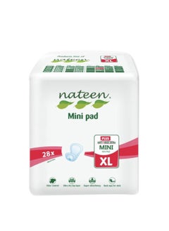 nateen Premium Maternity Pad For Post Pregnancy Bleeding , Super  Absorbent Ultra Softness For Skin- Size Xl ,28 Pcs  - Image 1
