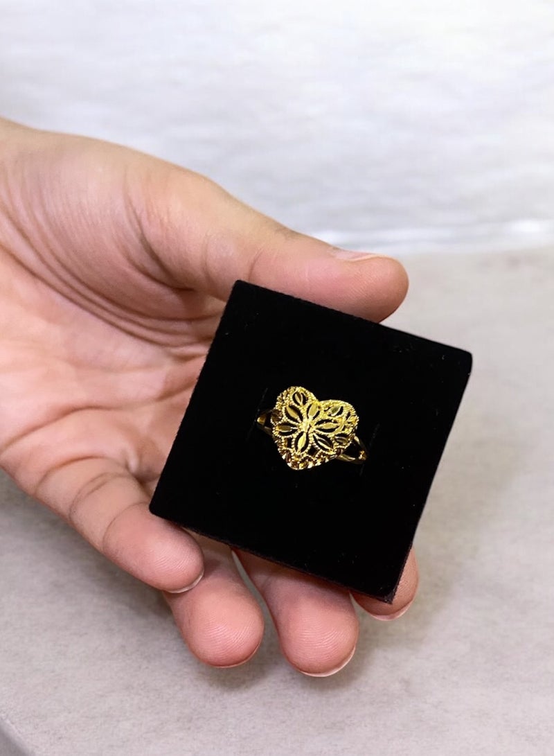 GOLDMAX 21k Gold Plated Ring For Women One Size - Image 1