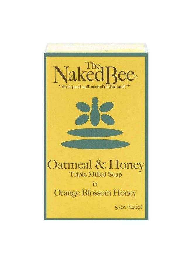 ldreamam The Naked Bee Oatmeal & Honey Triple Milled Soap, 5 Ounce, Orange Blossom Honey - Image 2