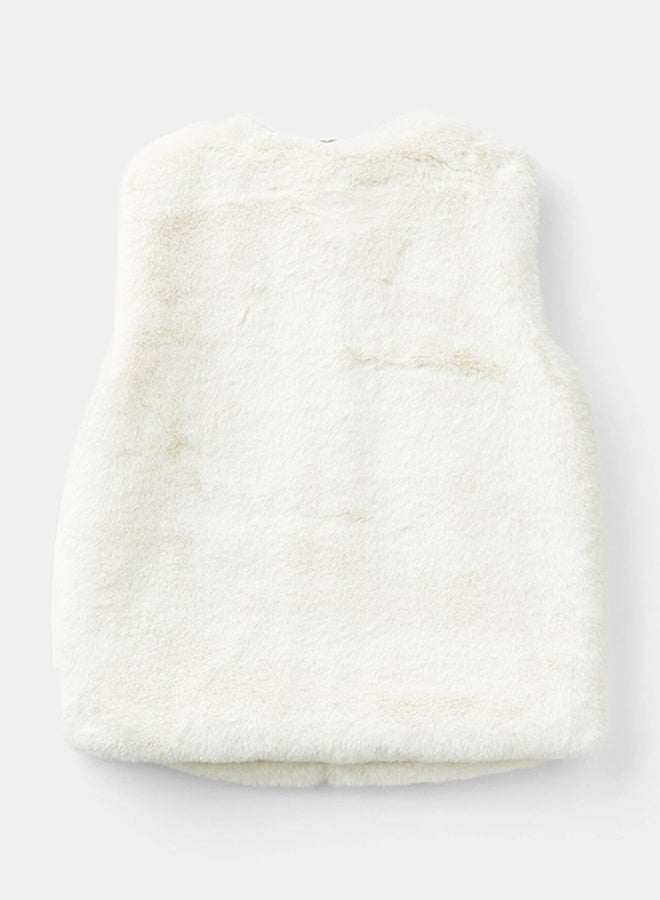 Benetton Faux fur vest  - Image 2