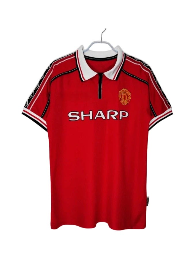 SHARP 1998 Manchester United Home Short Sleeve Football Jersey, Adult Sizes, Perfect Gift for Football Fans - Image 1