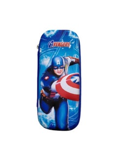 Generic 3D Pencil Case High Quality 3D Pencil Cases and Bags for Boys and Girls, Embrace Adventure with Vibrant Colors in High Quality (Superheroes) (Hero Blue (Blue))  - Image 1