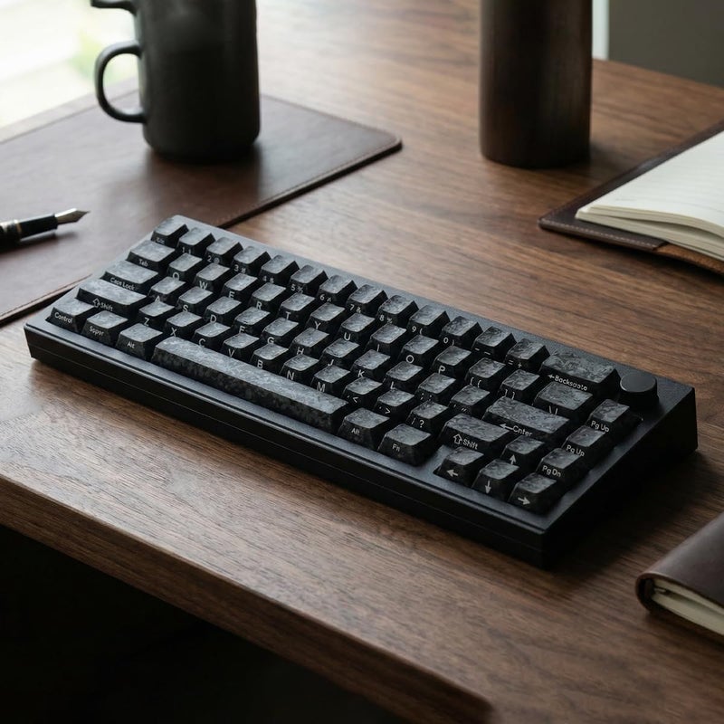 Hyekit مجموعة مفتاح Hyekit بألياف الكربون - 119 مفتاحًا من PBT، تصميم Cherry، طباعة جانبية، صباغة حرارية للوحات المفاتيح الميكانيكية - Image 3