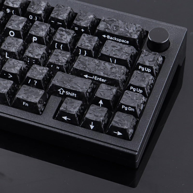 Hyekit مجموعة مفتاح Hyekit بألياف الكربون - 119 مفتاحًا من PBT، تصميم Cherry، طباعة جانبية، صباغة حرارية للوحات المفاتيح الميكانيكية - Image 2