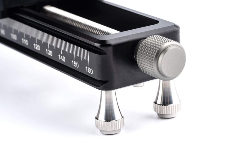 NiSi - NM-180S Macro Focusing Rail, Precision Focus Slider for Macro Photography , Universal Tripod Mounting, 360-Degree Rotating Clamp with Quick-Release Plate, Detachable Feet, Arca-Swiss Compatible - Image 3