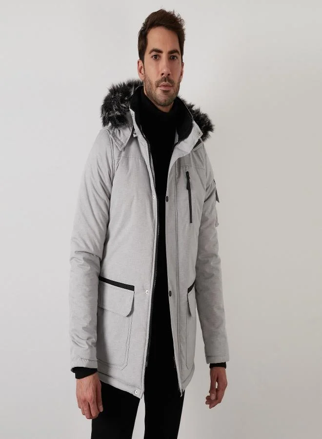 Buratti  Buratti Plush Lined Waterproof, Windproof, Cold-Resistant Slim Fit Jacket for Men - JACKET 5711051 for Men | Best Price UAE