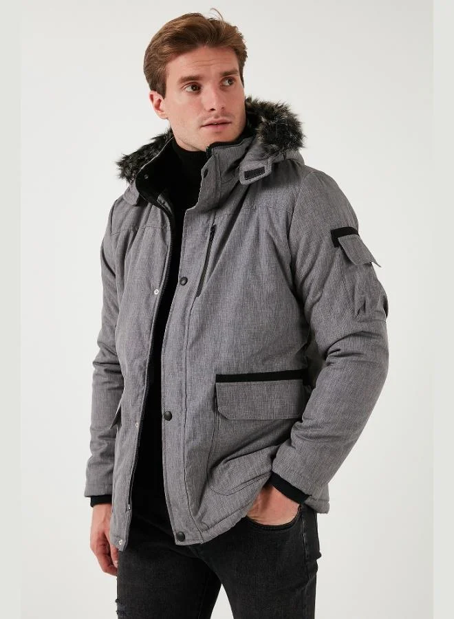 بوراتي جاكيت بوراتي مبطن بالقطيفة مقاوم للماء والرياح والبرد بقصة ضيقة للرجال