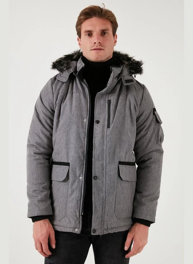 Buratti  Buratti Plush Lined Waterproof, Windproof, Cold-Resistant Slim Fit Jacket for Men - JACKET 5711051 for Men | Best Price UAE