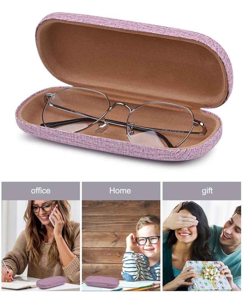 RayLove 3-Pack Hard Shell Eyeglasses Case Large Reading Glasses Hard Case - Image 3