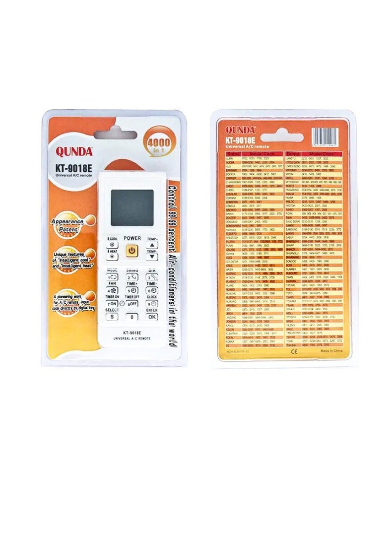 Generic KT-9018E Universal Air Conditioner Remote Control 5000 in 1 for Most A/C  - Image 4