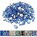 Grisun Pacific Ocean Blue Fire Glass for Fire Pit, 1/2 Inch High Luster Reflective Tempered Glass Rocks for Natural or - Image 2