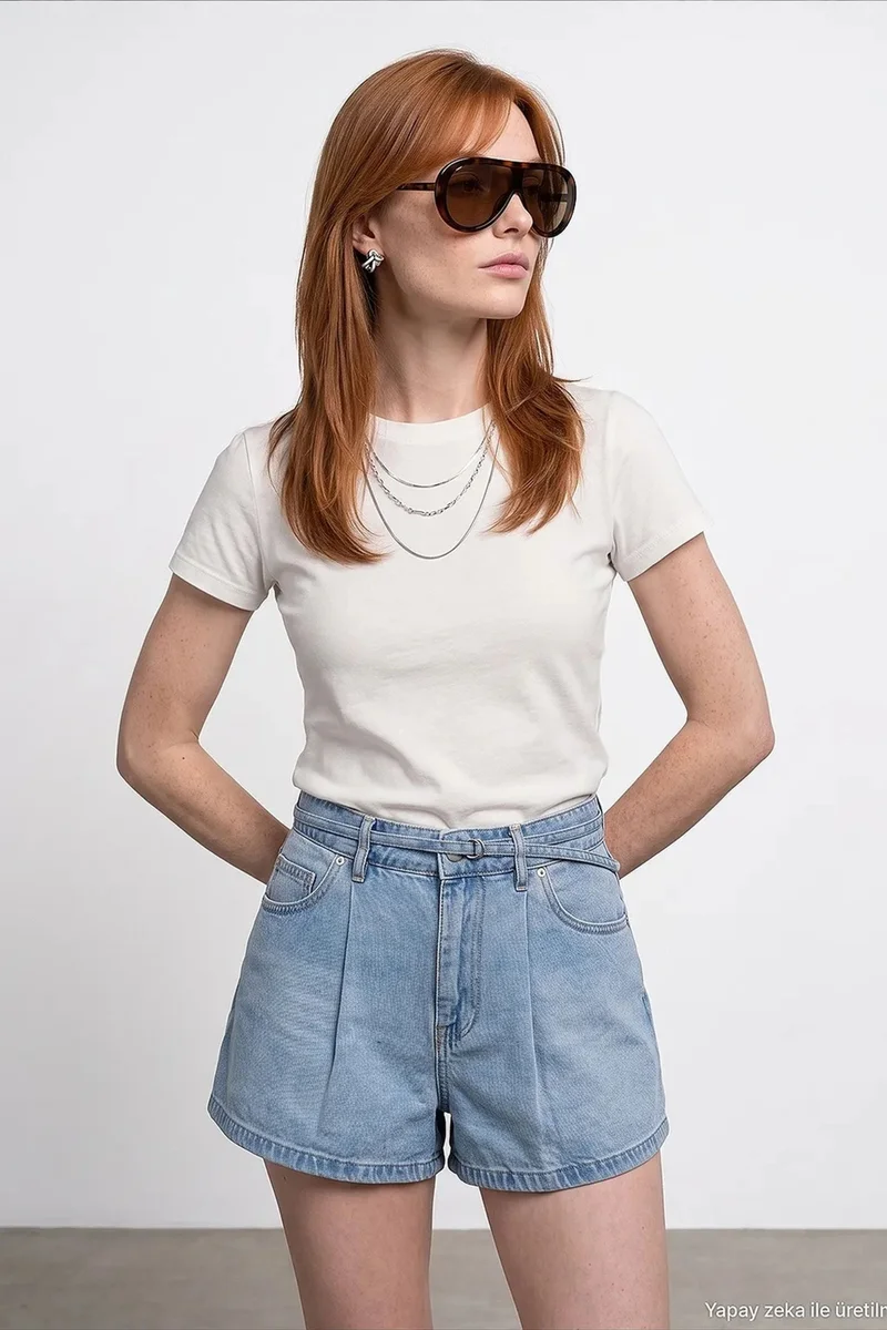 DILVIN Women's Crew Neck Short Sleeve T-Shirt