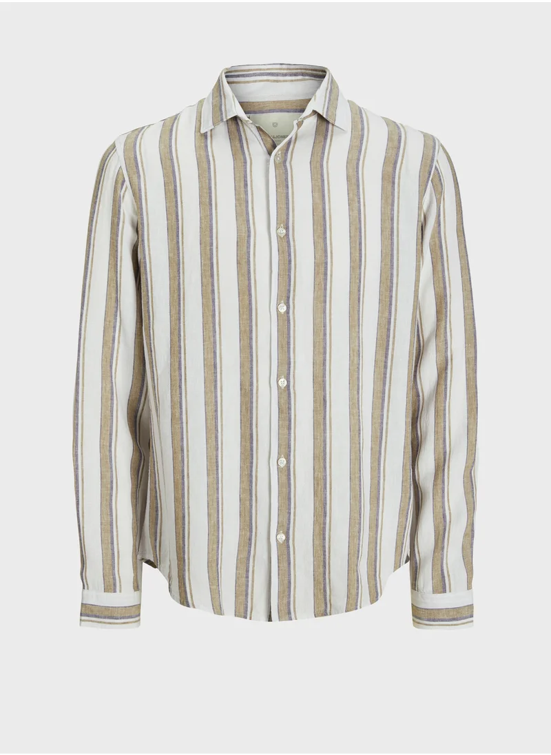 JACK & JONES Jprccryder Relaxed Fit Stripe Shirt