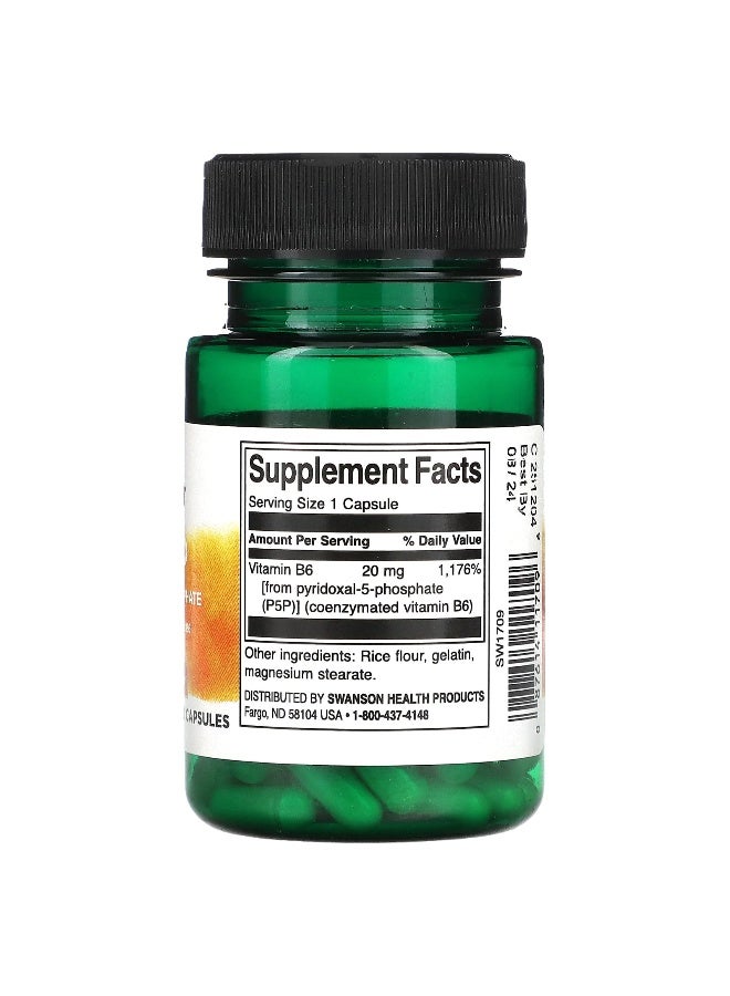 SWANSON سوانسون، P-5-P، 20 ملغ، 60 كبسولة - Image 2