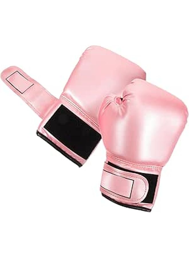 Angel Boxing Gloves Pearlescent Pink Foam Sparring Gloves for Bag Work Practice - Image 1