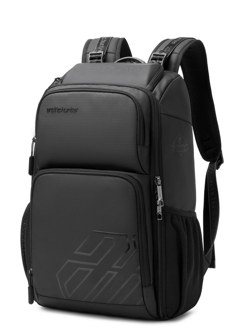 Stylish Casual Daypack Water Resistant Laptop Shoulder Backpack Bag with Built-in Sunglass Pouch for Travel Hiking College Daypack B00461 Black - pzsku/Z47211208D5B50B419794Z/45/_/1699956672/baac99c8-5ab2-4656-80a7-c6e85714f045