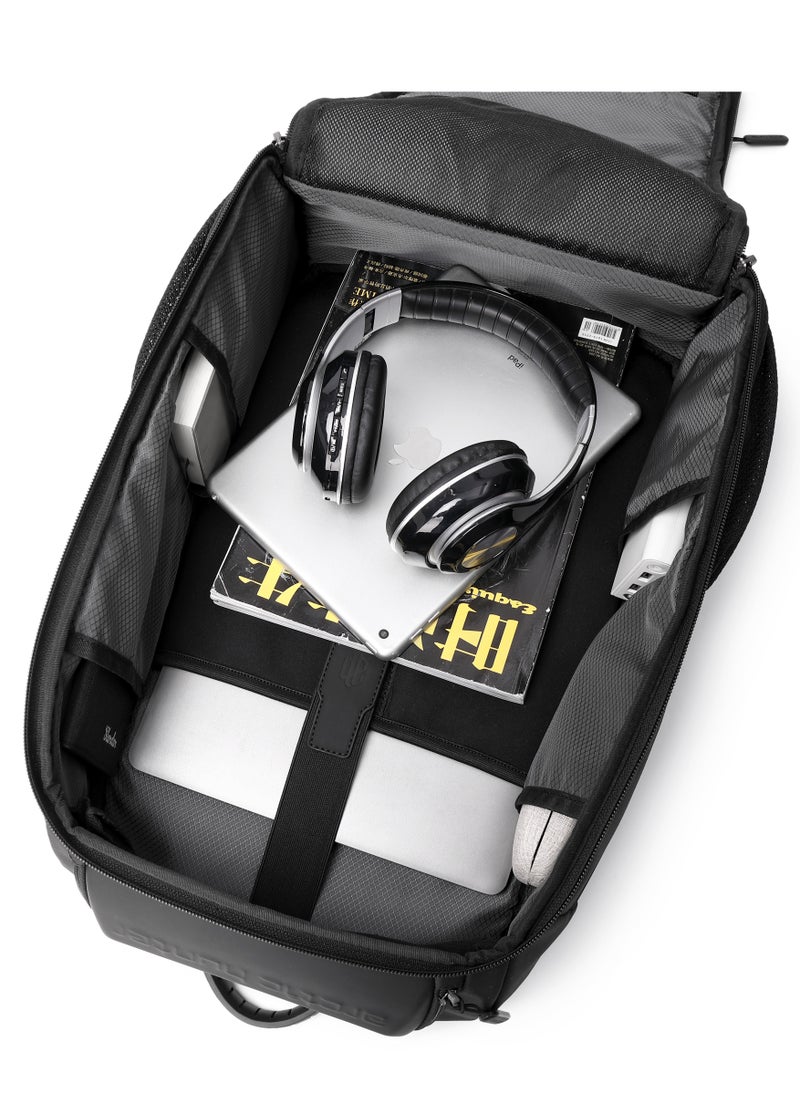 Stylish Casual Daypack Water Resistant Laptop Shoulder Backpack Bag with Built-in Sunglass Pouch for Travel Hiking College Daypack B00461 Black - pzsku/Z47211208D5B50B419794Z/45/_/1699956676/1de54354-c01b-4532-b337-1ad2e7f7ac4c