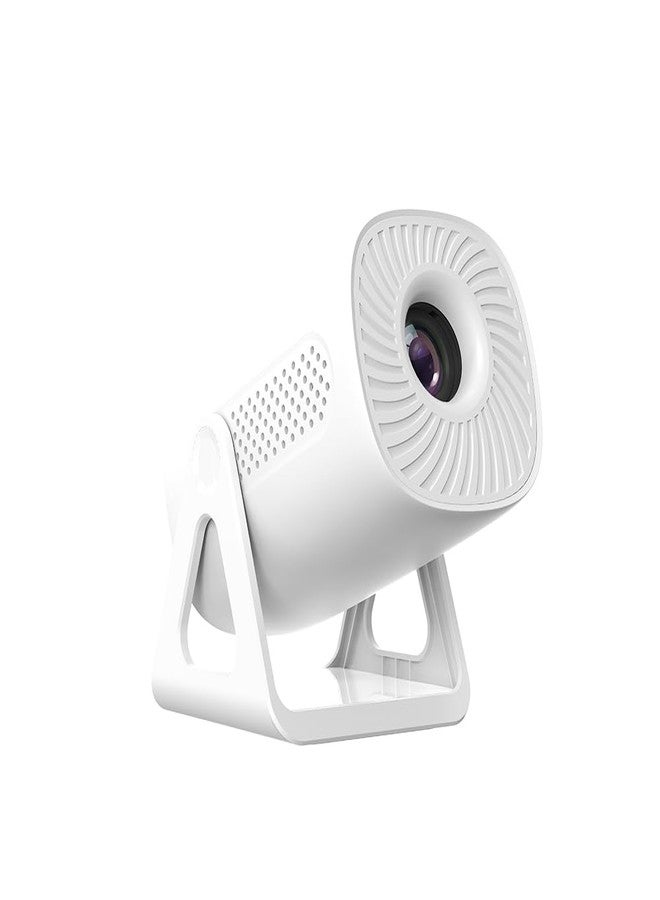 Toreto Prismo Full HD 1080P Smart Projector with WiFi Miracast (Android 12), 150 ANSI Lumens, 120” Display, Bluetooth, Screen Mirroring, HDMI/USB/Aux Support, 7 RGB Ambient Light - White - Image 1