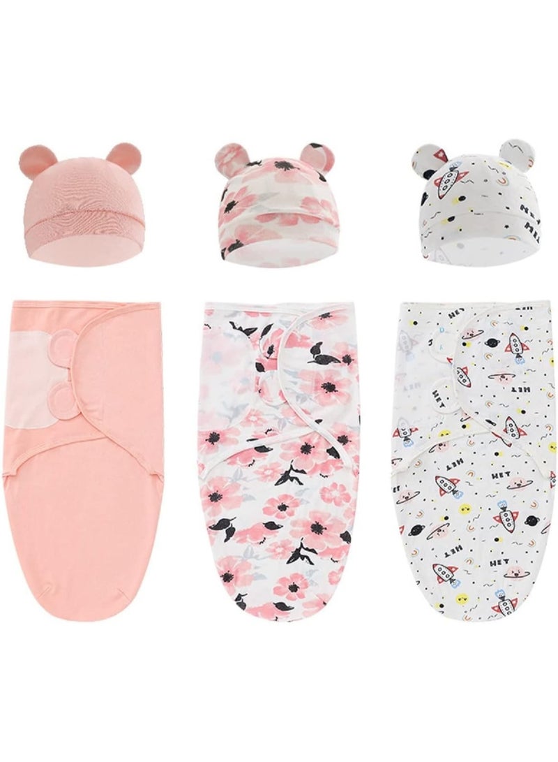 Queens 3 Pack Baby Swaddle Blanket Wrap for Newborn Boy & Girl, 100% Cotton Infant Adjustable Swaddling Sleep Sack, Super Soft Nursery Swaddling Blankets - Image 2