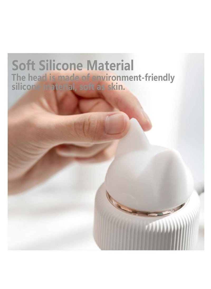 SYOSI Cute Kids Night Light for Reading in Bed clamp Light lamp USB Rechargeable Book Light for Reading in Bed at Night Cute cat lamp Birthday Gifts for Teen Girls Readers Book Lovers(White) - Image 3