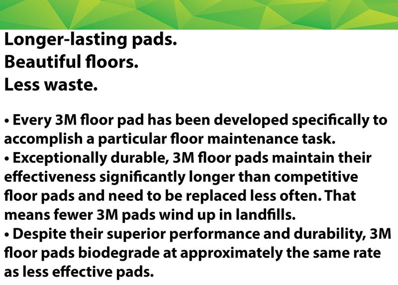 3M White Super Polish Pad 4100, 13 in, 5/Case - Image 3