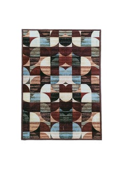 Status Contract Status Contract Polyester Yarn 3D Printed Vintage Persian Carpet with Anti Slip Backing for Bedroom/Living Area/Home (5 X 7 ft, Multicolour)  - Image 3