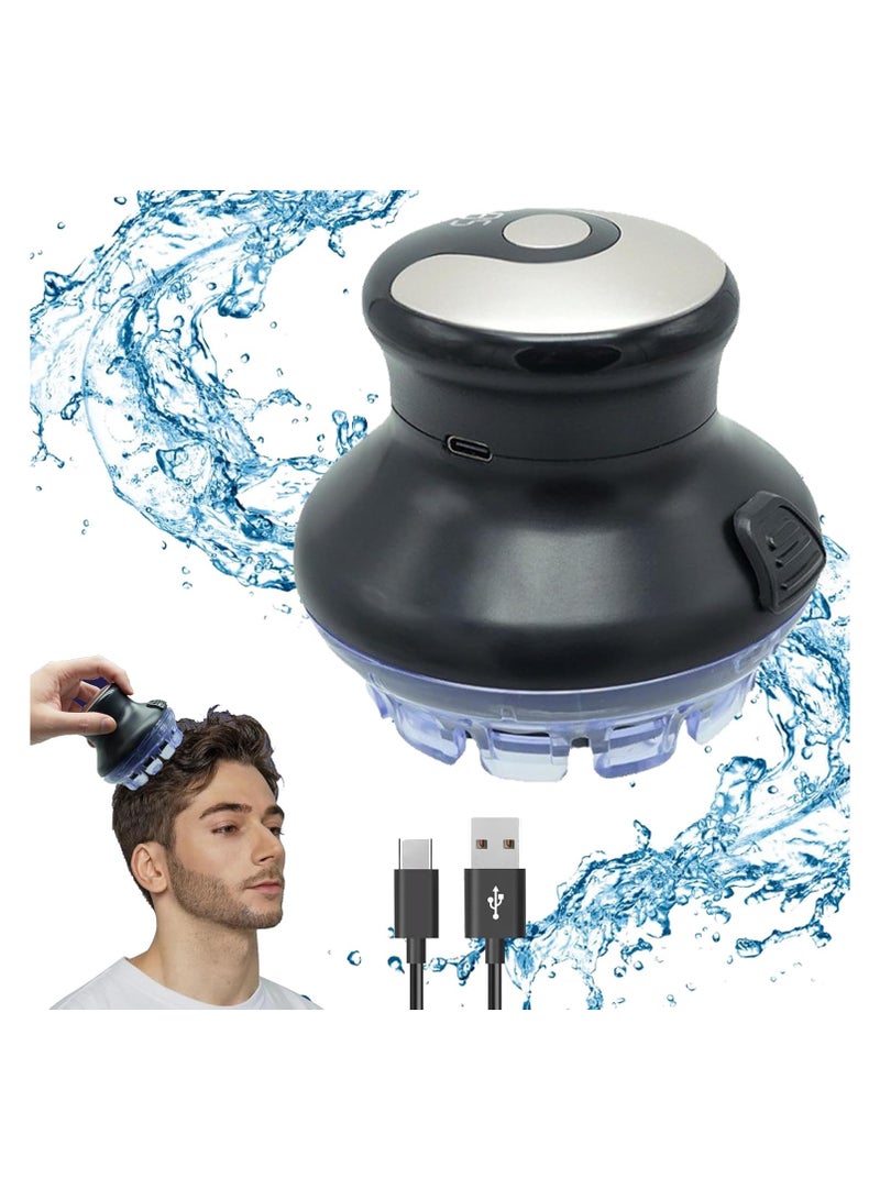 عام شفرة حلاقة شعر بدون سلك مع شاشة عرض LED، مقصات شعر سريعة دائرية، مشطات حلاقة شعر دائرية آلية، مقصات شعر سريعة بشفرات دوارة، شاشة عرض LED قابلة للشحن - Image 1