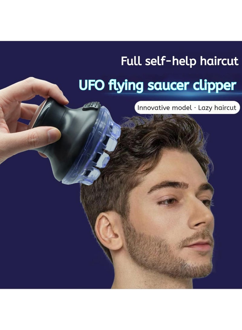 عام شفرة حلاقة شعر بدون سلك مع شاشة عرض LED، مقصات شعر سريعة دائرية، مشطات حلاقة شعر دائرية آلية، مقصات شعر سريعة بشفرات دوارة، شاشة عرض LED قابلة للشحن - Image 2