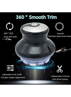 General Cordless Round Hair Clipper with LED Display, Round Quick Hair Shears, Automatic Round Hair Clippers, Rotary Blade Quick Hair Shears, Rechargeable LED Display,  - Image 4