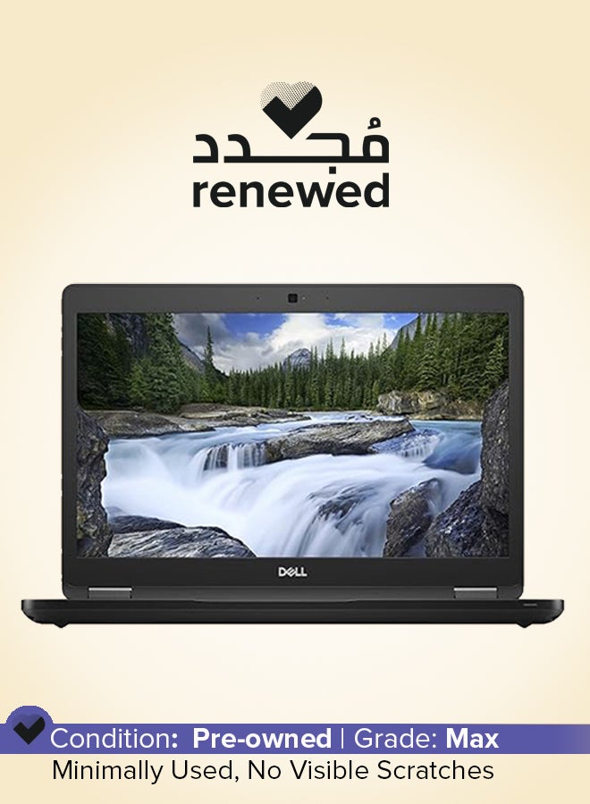 DELL Renewed - Latitude 5490 Notebook With 14-Inch FHD Display,Core I5- 8250U/8th Gen/Quad-Core/8GB RAM/256GB SSD/Integrated/Windows 10 Pro English Black - Image 1