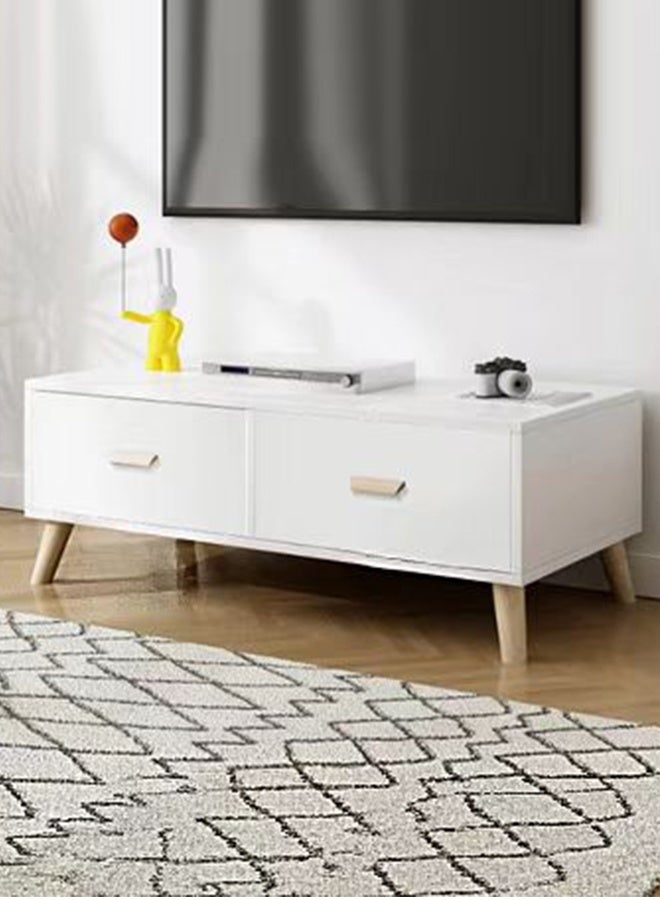 JCB CHIC حامل تلفزيون خزانة تلفزيون حديثة خزانة تلفزيون مدمجة طاولة تلفزيون بسيطة خزانة تخزين متعددة الوظائف لغرفة المعيشة (100C×30×49CM）