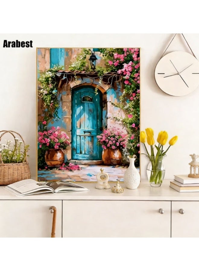 Arabest Paint by Number For Adults,Beginner Canvas Painting by Numbers Kits With Brushes And Acrylic Paint,40x50cm - Image 1