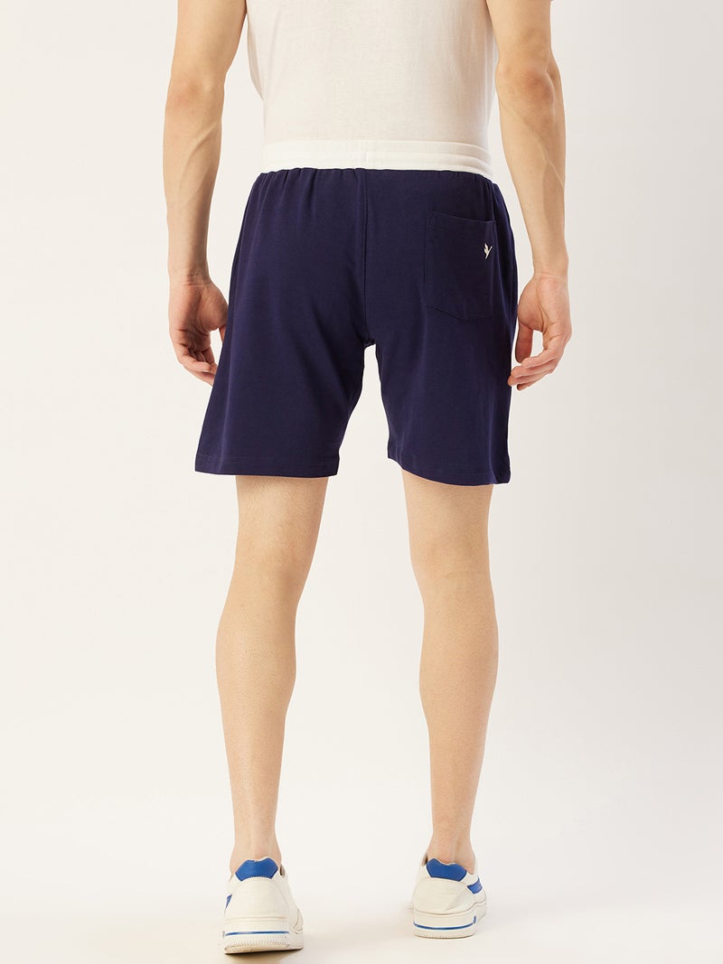 amswan PREMIUM COTTON COLOURBLOCKED PRINTED SHORTS - Image 3