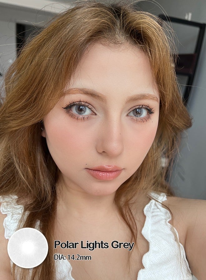 سيدة جديدة عدسات لاصقة ملونة رمادية من فريش ليدي للاستخدام السنوي - Image 5