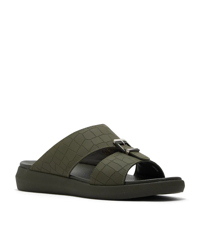 ستيف مادن Green Men's Arabic Sandals