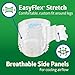 FitRight Bariatric Adult Diapers Ultra Heavy Absorbency 5XL Waist Size 90in106in 32 Count Disposable Incontinence Briefs for Men and Women MoistureWicking Leak Protection - Image 4