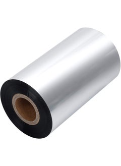 Rubik Thermal Transfer Resin Ribbon 110mm*300m, Z550 Enhanced Wax Ribbon Roll for PET/PE/PVC/Metallic Labels Compatible with Zebra, Gprinter, TSC, GoDex Printers (Black)  - Image 2