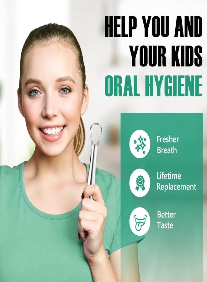 RONAVO Tongue Scraper for Kids & Adults, Tongue Cleaner for Small Mouth, Fights Bad Breath, Metal Tongue Scraper for Oral Hygiene Routine, with Handy Case for Travel/Home/Office - Image 4