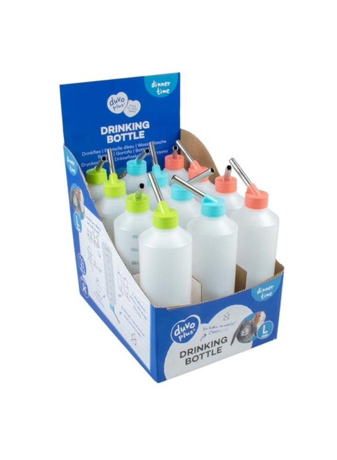 Duvo + Duvo+ Drinking Bottle For Rodents And Rabbits Mixed Colors 450ml - Image 1