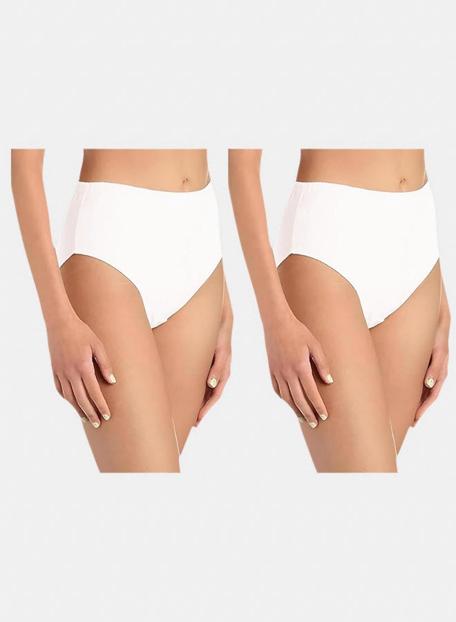 Dahab Cotton Set Of 2 Pieces Plain Brief For Women - Image 1