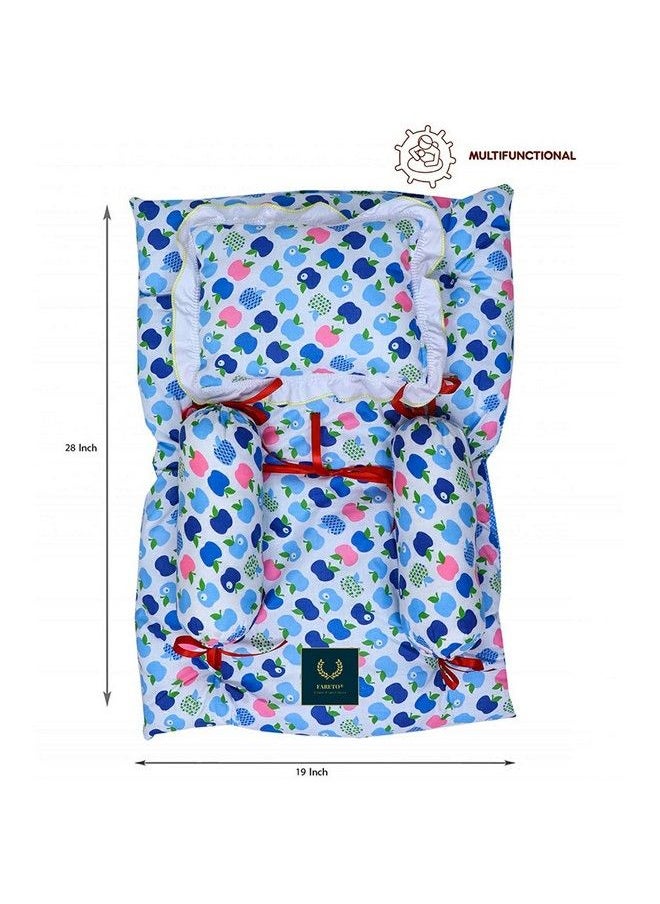 Born Baby 4 Pcs Bedding Se(0 3 Months)(L 28Inchs B 19Inchs) (Blue) - pzsku/Z4721FBA8C50A3E4414F3Z/45/_/1692272744/5328b574-f2f6-488d-8d54-18a2eeb3c251