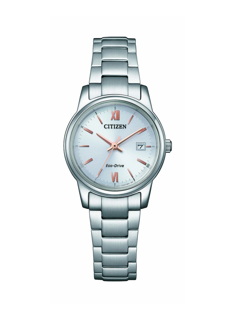 CITIZEN Women's Analog Round Shape Stainless Steel Wrist Watch EW2318-73A - 27.5 Mm - Image 1