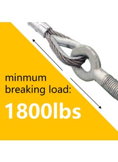RECTOO RECTOO 100FT 18 T316 Stainless Steel Cable with Cutter 7x7 Strands Aircraft Wire Rope for Deck Railing Stair Handrail Porch Fence High Strength for Indoor and Outdoor Use  - Image 4