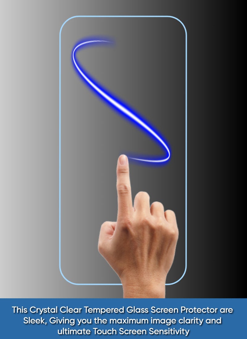 ACLIX 2 Pieces Antistatic ESD Dustproof Premium Quality High Definition Clear Tempered Glass Screen Protector Designed For Xiaomi Redmi Note 12S - Image 4